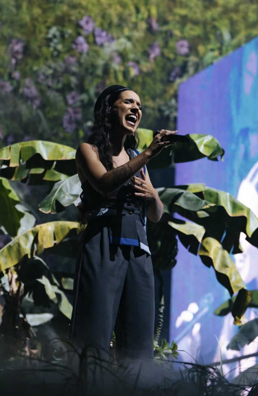La cantante iLe interpretó "“LO QUE LE PASÓ A HAWAii”. Foto por Cheery Viruet