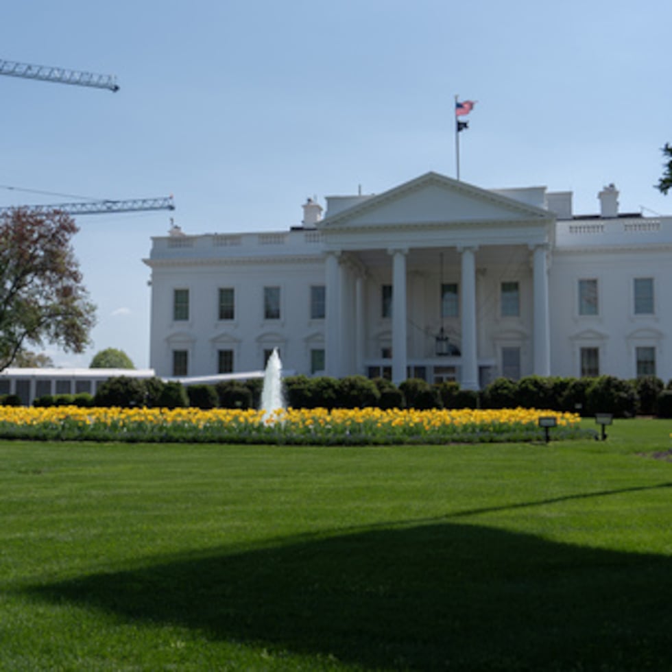 El presidente Donald Trump está pasando el fin de semana en la Casa Blanca.