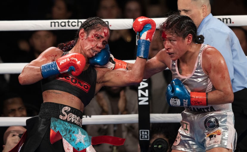 Amanda Serrano derrotó previamente a Erika Cruz en feberero de 2023.