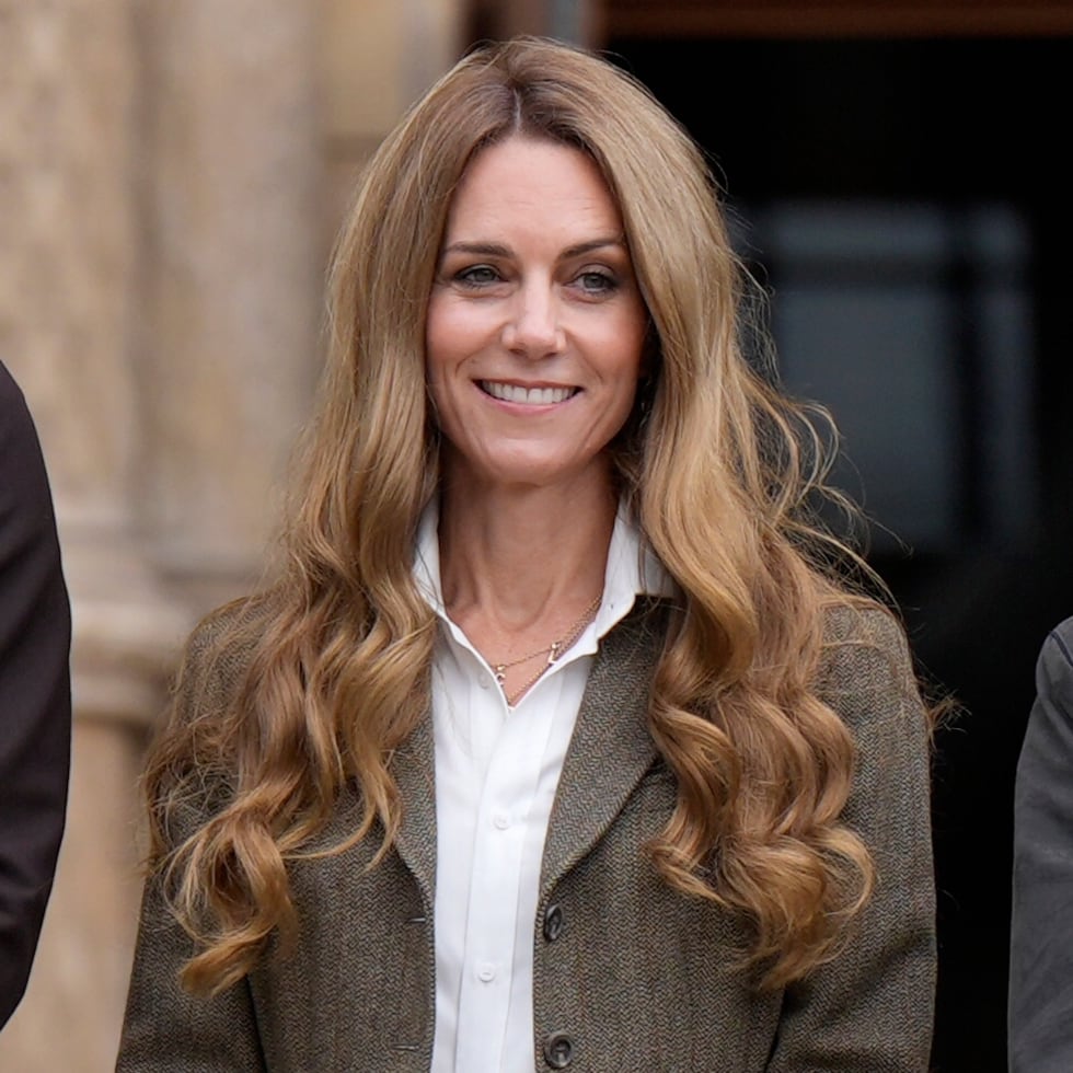 Britain's Kate, Princess of Wales, during her visit to the Natural History Museum in London, England, Thursday Sept. 4, 2025. (Aaron Chown/PA via AP)