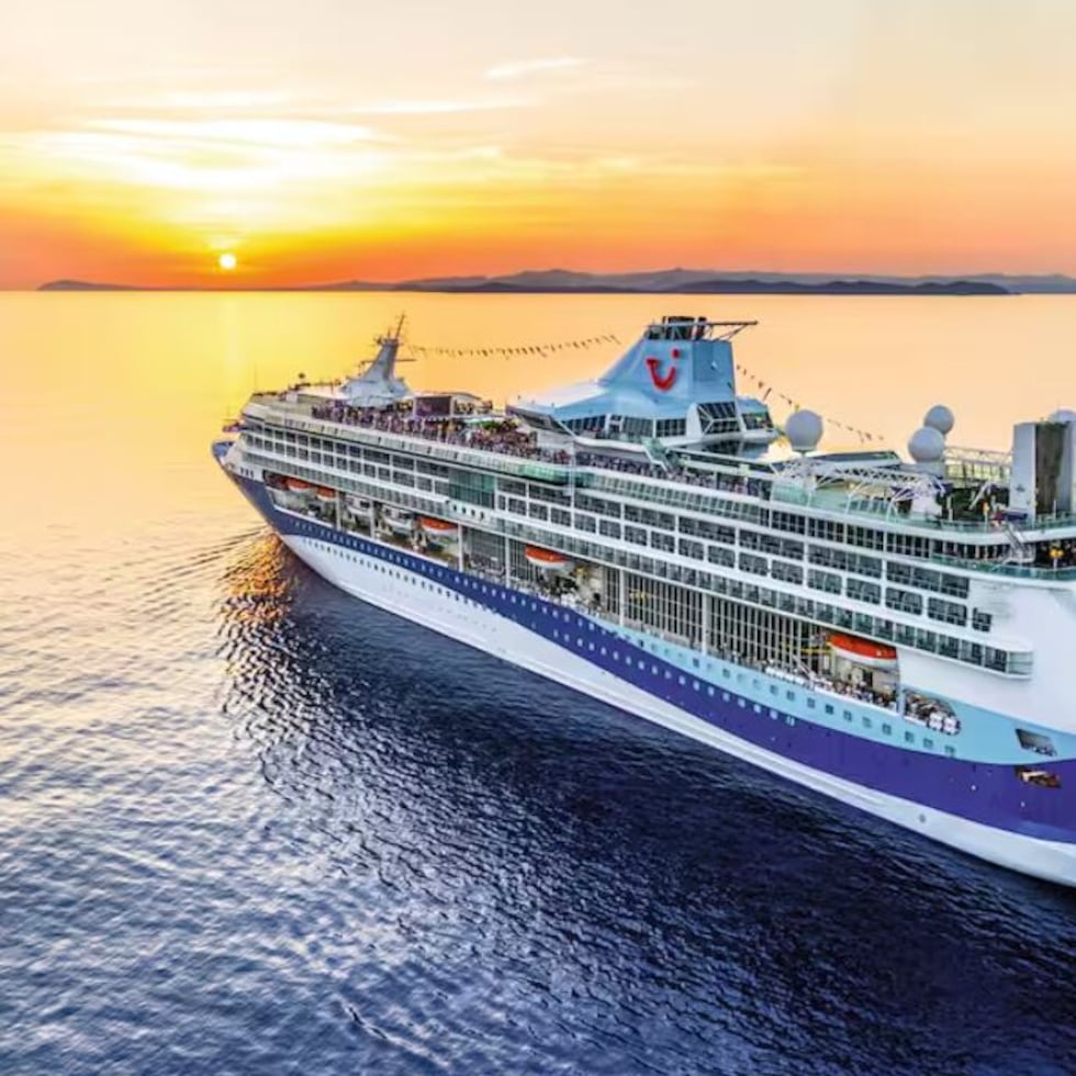 The Marella Discovery cruise ship has capacity for over 1,800 passengers.