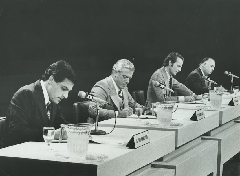 Los ex gobernadores Rafael Hernández Colón y Carlos Romero Barceló, junto al líder independentista Rubén Berríos Martínez, protagonizaron históricos encuentros en defensa de sus postulados.