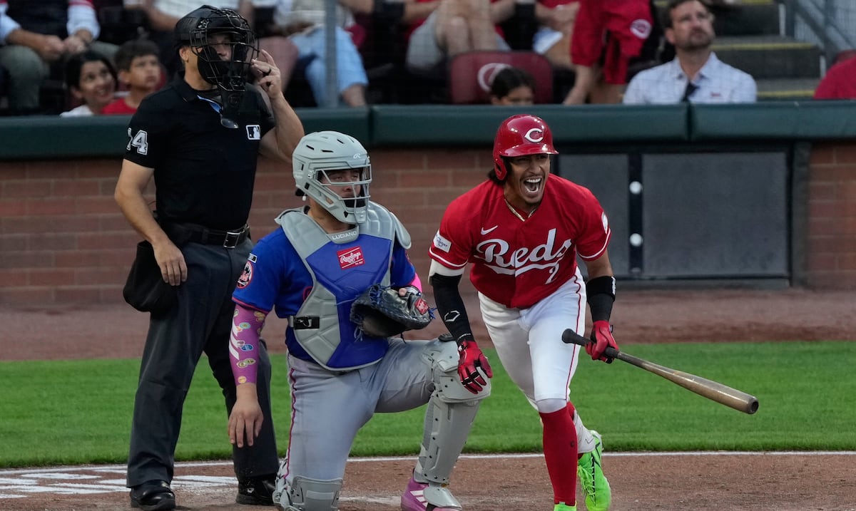 Eugenio Suárez conecta dos jonrones y empuja seis en paliza 12-0 de Reds a Mets