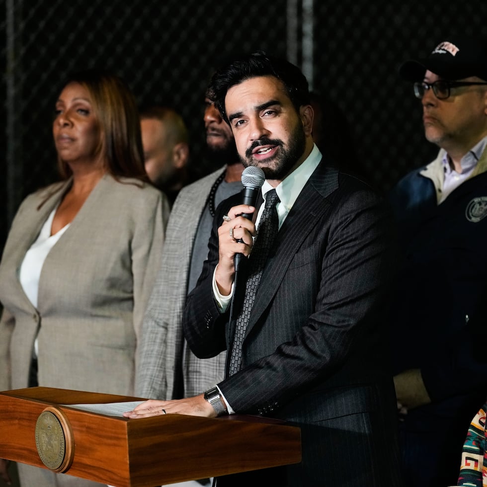 En la foto, el alcalde de la ciudad de Nueva York, Zohran Mamdani.