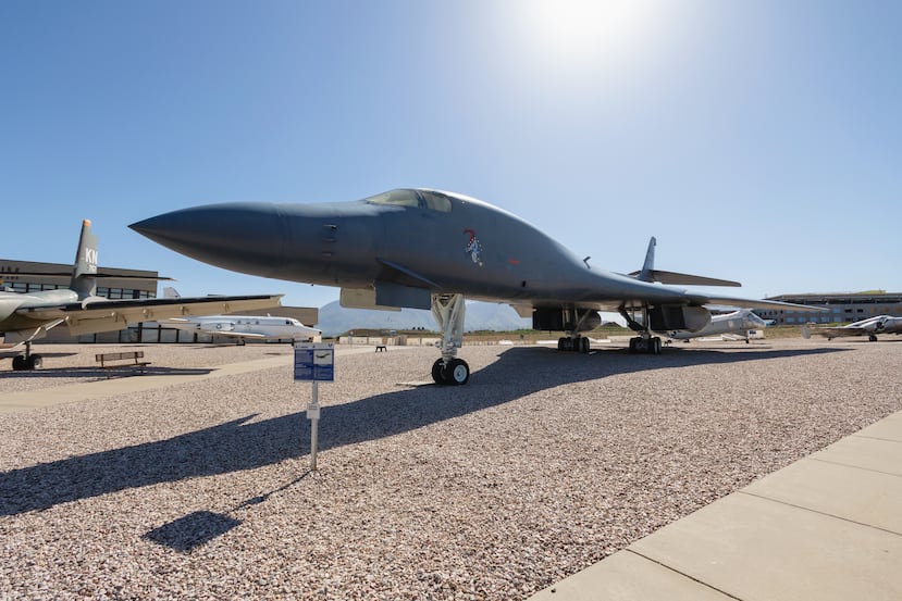 Un bombardero B-1 Lancer.