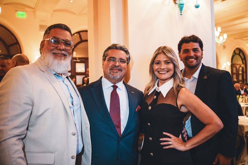 Jimmy Vargas, Michael Báez, Heidi Adorno y Jeremy Vargas.