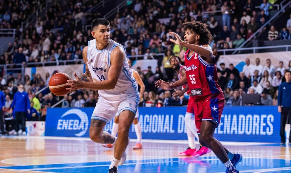Puerto Rico complica su clasificación al Mundial FIBA 2027 tras caer ante Argentina