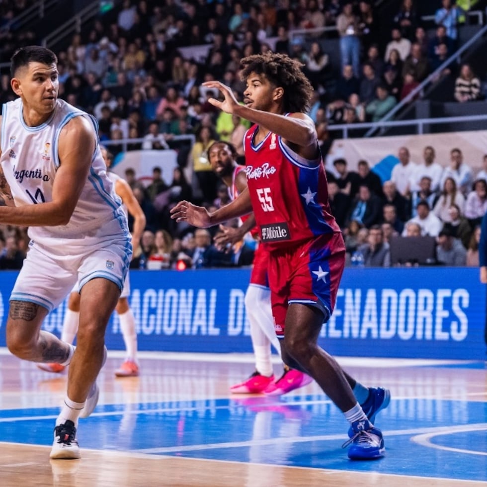 Ethan Thompson y Puerto Rico perdieron el jueves contra Argentina en Mar de Plata.