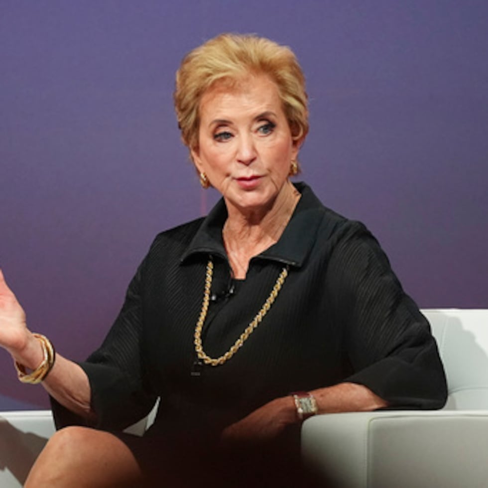 Linda McMahon, secretaria de Educación, ha implementado las directrices del presidente Trump para ir demantelando su departamento.