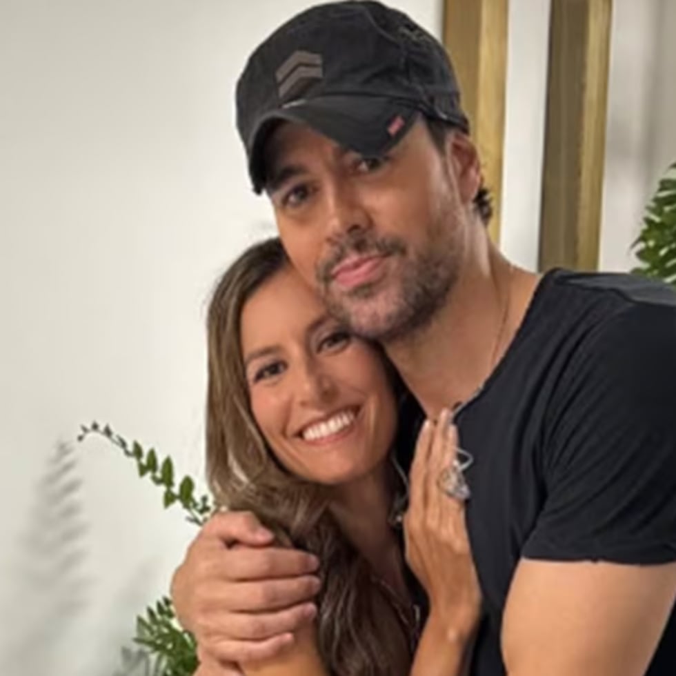 Ana Boyer junto a Enrique Iglesias.