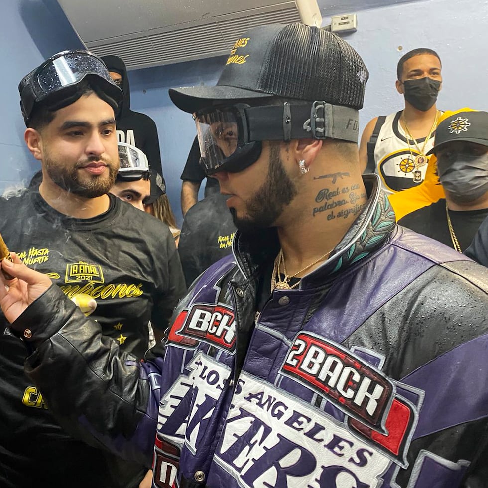 Anuel AA y Frabián Elí