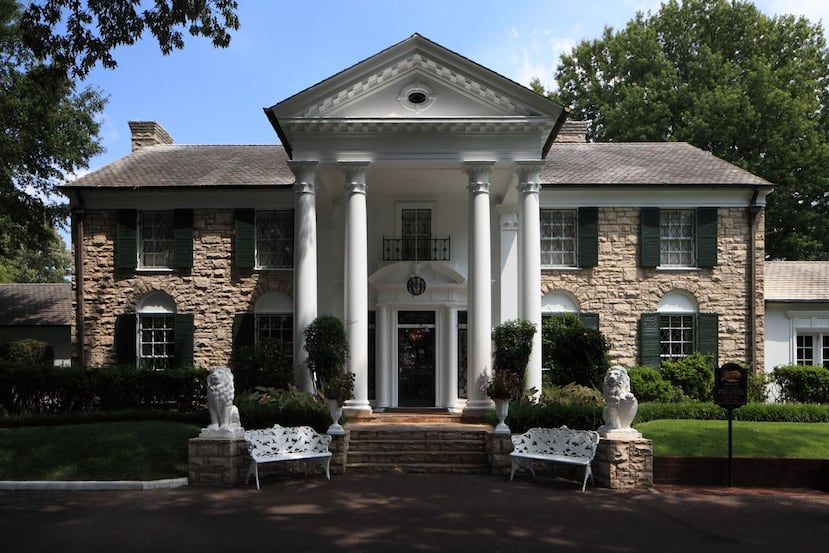 La antigua mansión de Elvis Presley, Graceland en Memphis. (Archivo)