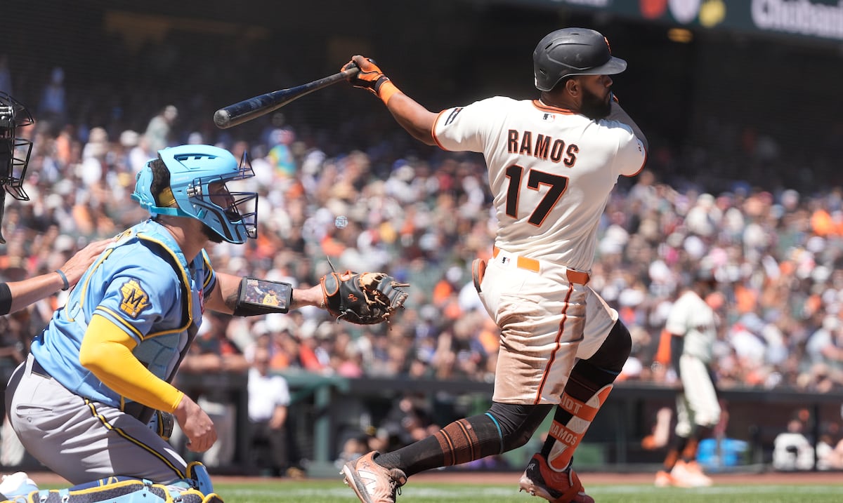 Heliot Ramos conecta 4 hits y empuja 3 carreras en paliza de Giants 16-3 sobre Brewers