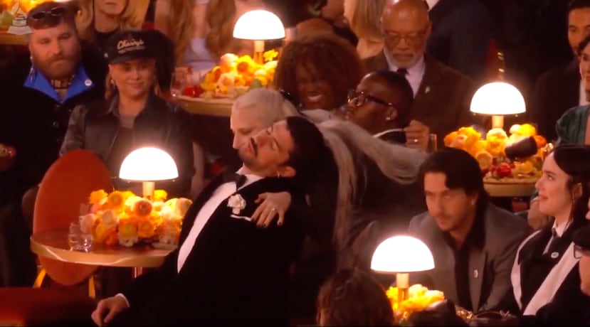 Bad Bunny y Lady Gaga en los Grammy 2026.