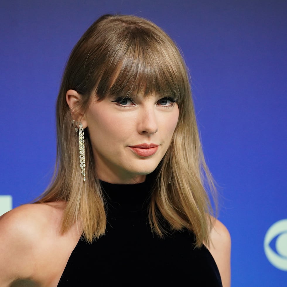 Taylor Swift a su llegada a los premios.