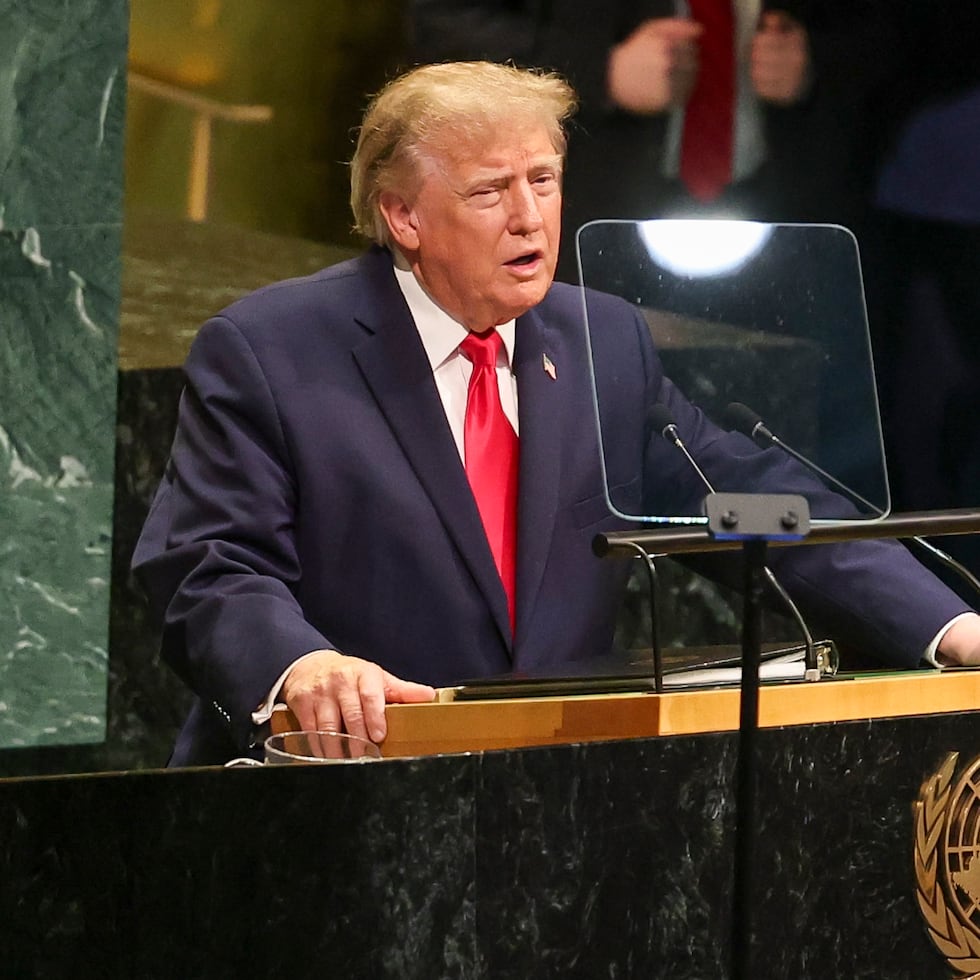 El presidente de EE.UU., Donald Trump brindó un discurso en la Asamblea de las Naciones Unidas en Nueva York.