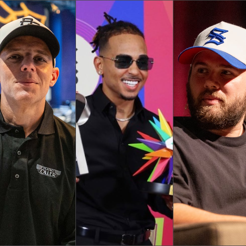 Eric "Duars" Pérez, Ozuna y Noah Assad, apoderados de los Vaqueros, Osos y Cangrejeros, respectivamente, en el BSN.