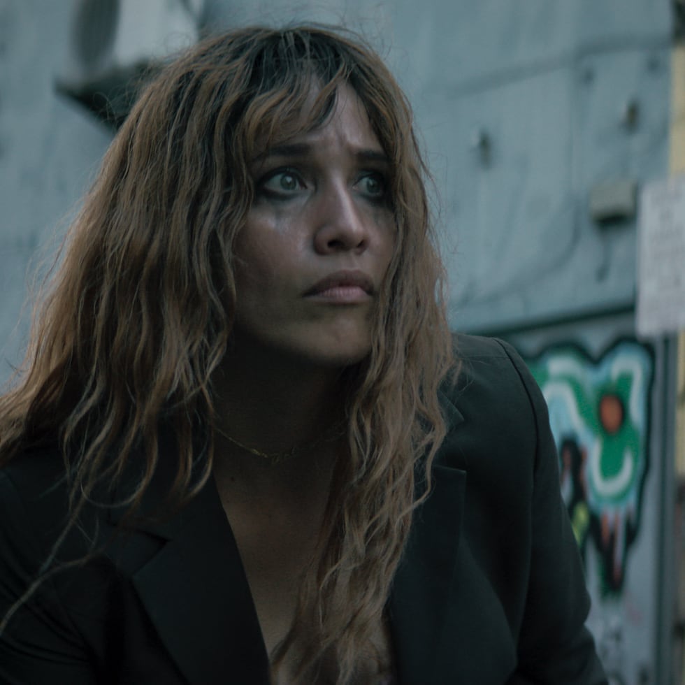 Actriz Gretza Merced en una escena de "Borealis".