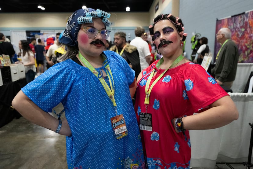 En la foto Angelies Santiago y Norluany Figueroa se visten de Minga y Petraca. FOTO POR: Carlos Rivera Giusti/GFR Media
Comic Con 2026