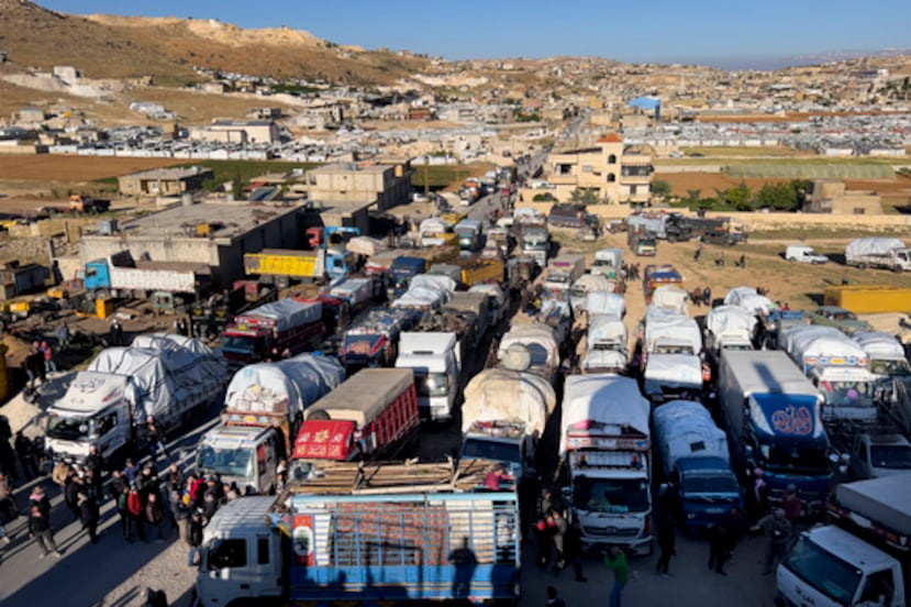 Retorno voluntario: Refugiados sirios regresan a su país desde Líbano. Mayo 14, 2024.