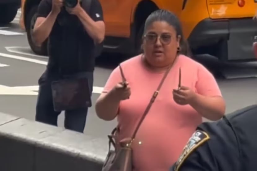 Pamela Cisneros atacó a Erin Piacenti y a un hombre de 68 años.