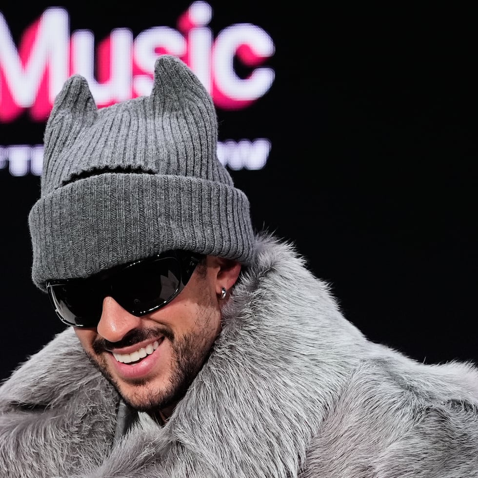 Antes de tomar el escenario en el estadio Levi’s este domingo, el artista boricua se presentó en el Moscone Center de San Francisco en conferencia de prensa