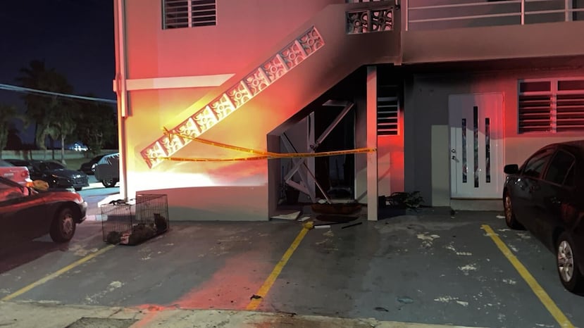 Otra imagen del lugar del incidente.