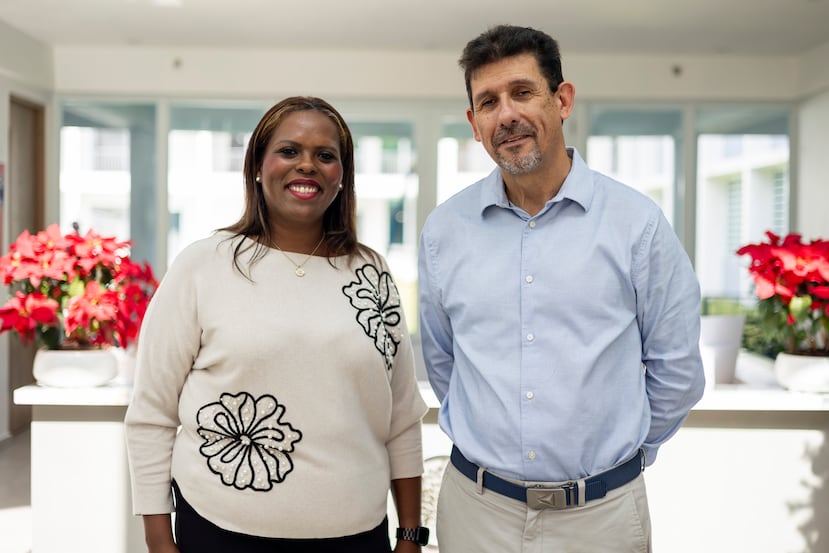 En la foto Gretchen De Jesús y Jean Philip Gauthier