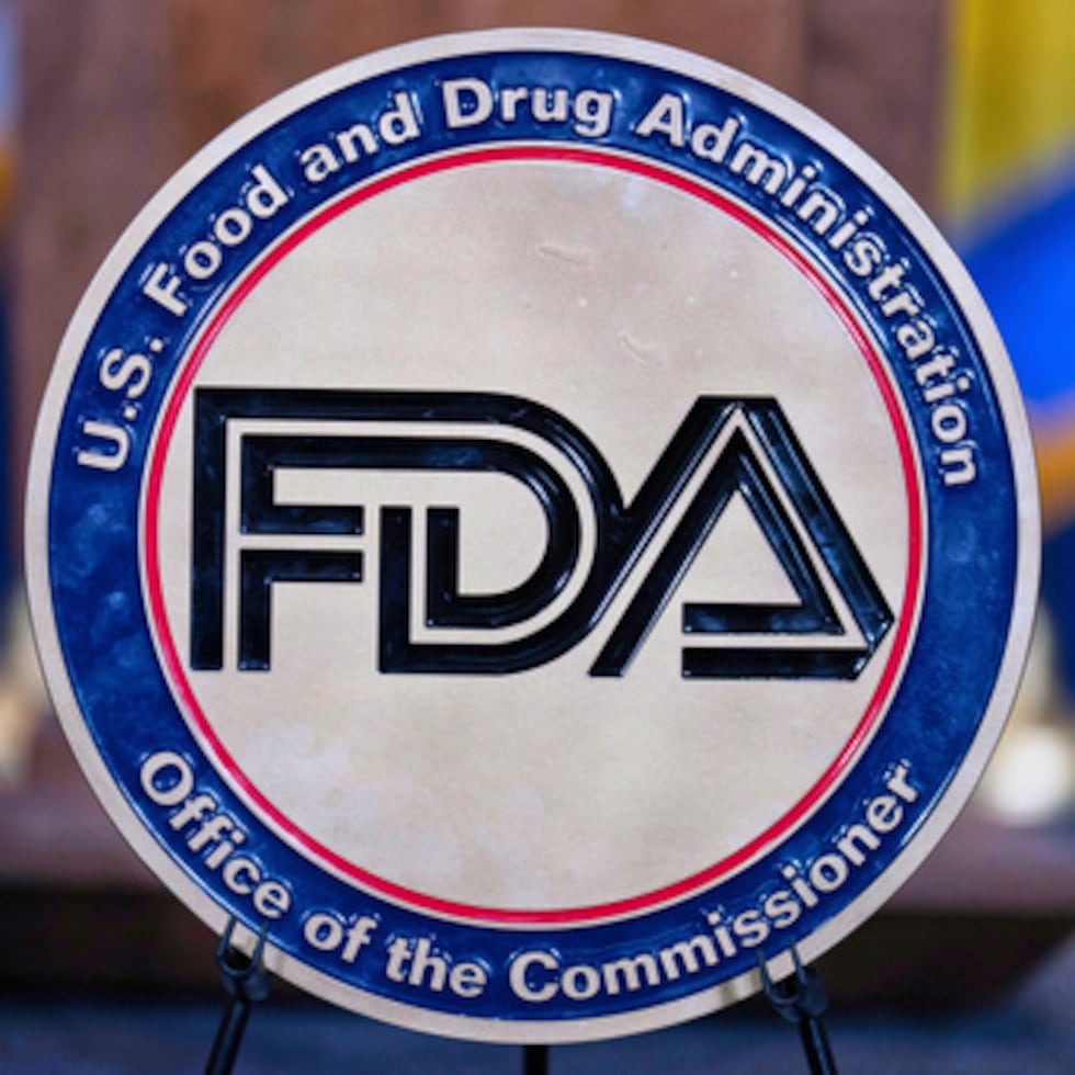 El sello de la Administración de Alimentos y Medicamentos.