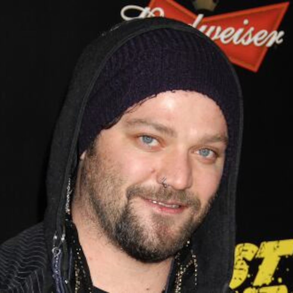 Skateboarder and television personality Bam Margera.