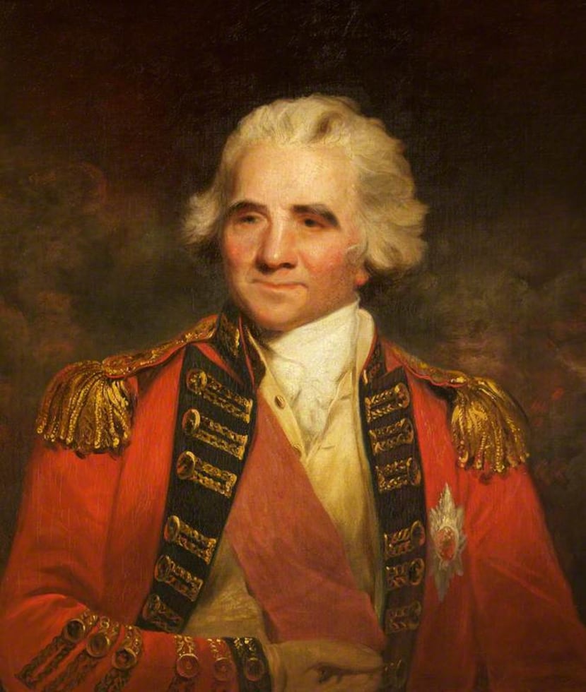 Sir Ralph Abercromby según el pintor británico John Hoppner.