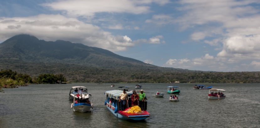 El lago Nicaragua está en centro de la ruta proyectada para el Canal de Nicaragua. (Archivo)