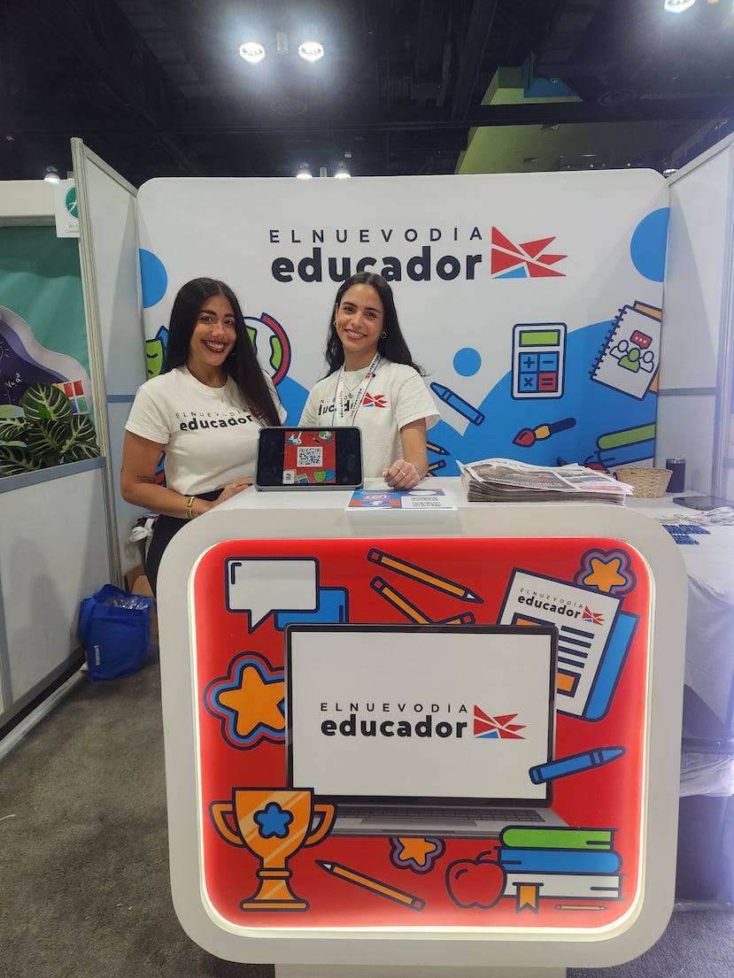 En su exhibidor, El Nuevo Día Educador presentó su plataforma digital, que incluye lecciones prediseñadas en todas las materias y campañas educativas dirigidas a estudiantes y maestros.