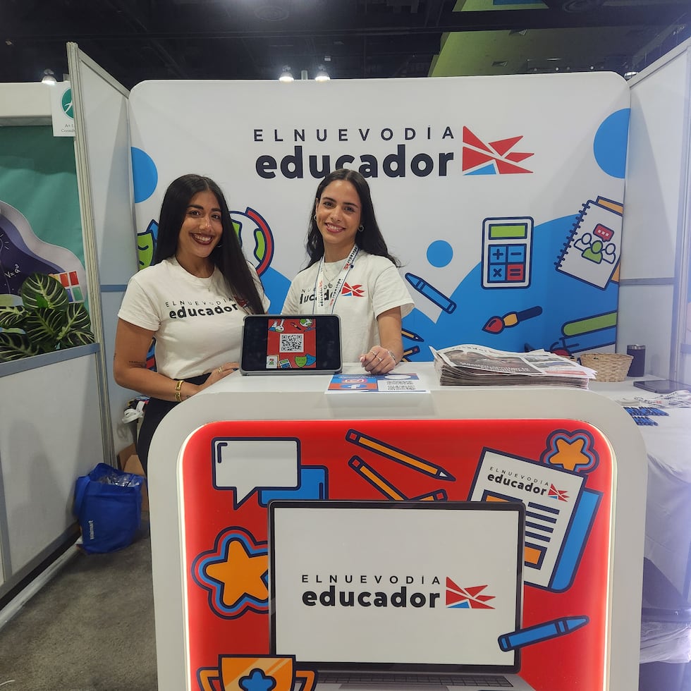 En su exhibidor, El Nuevo Día Educador presentó su plataforma digital, que incluye lecciones prediseñadas en todas las materias y campañas educativas dirigidas a estudiantes y maestros.