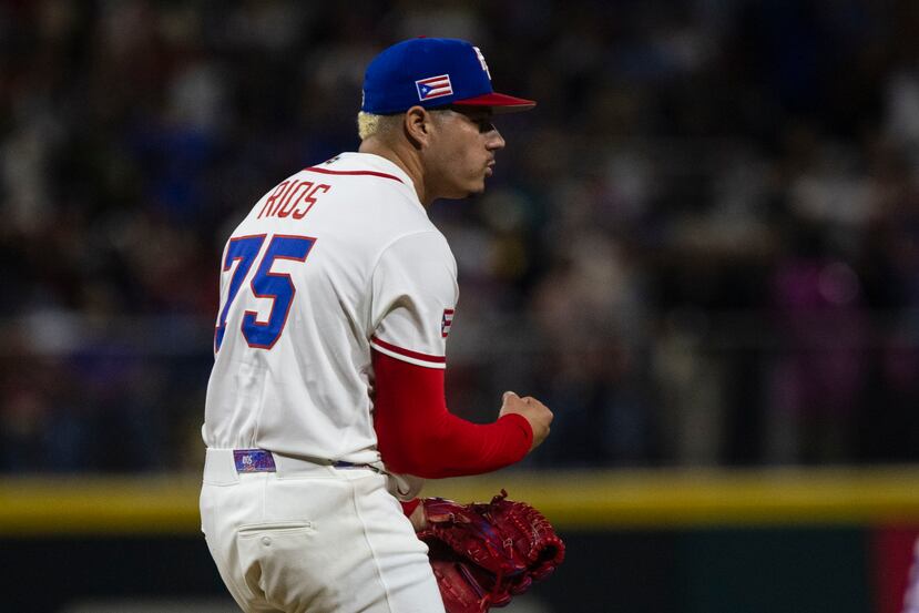 Yacksel Ríos permitió un solo hit en tres entradas, y una carrera inmerecida.