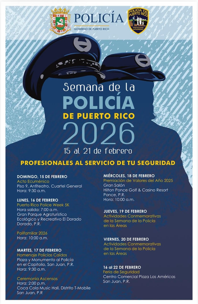 Por los próximos días,habrá distintas actividades para conmemorar la Semana de la Policía.