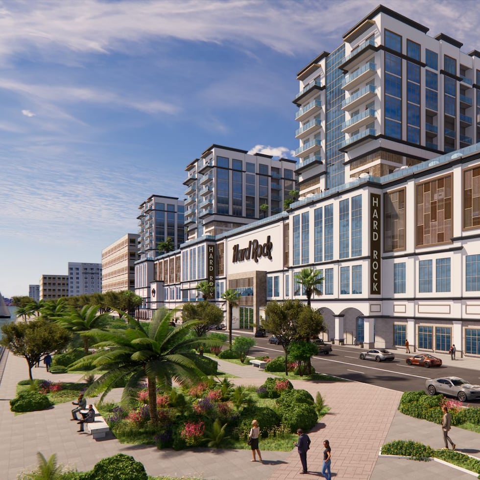 El Hard Rock Hotel and Casino San Juan tendrá 415 habitaciones y 186 residencias de marca. Empleará sobre un millar de personas una vez comience operaciones.