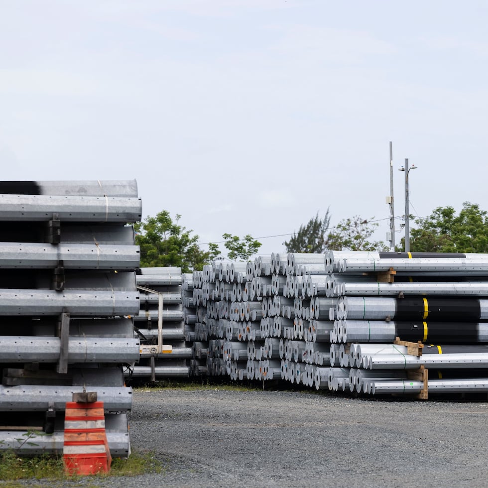 The work authorized under the second contract includes the installation and removal of distribution poles.