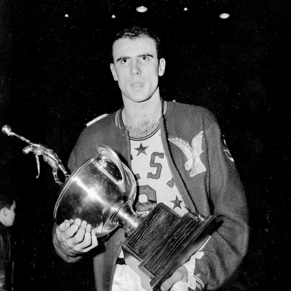 Bob Pettit se proclamó campeón de la NBA en 1958.