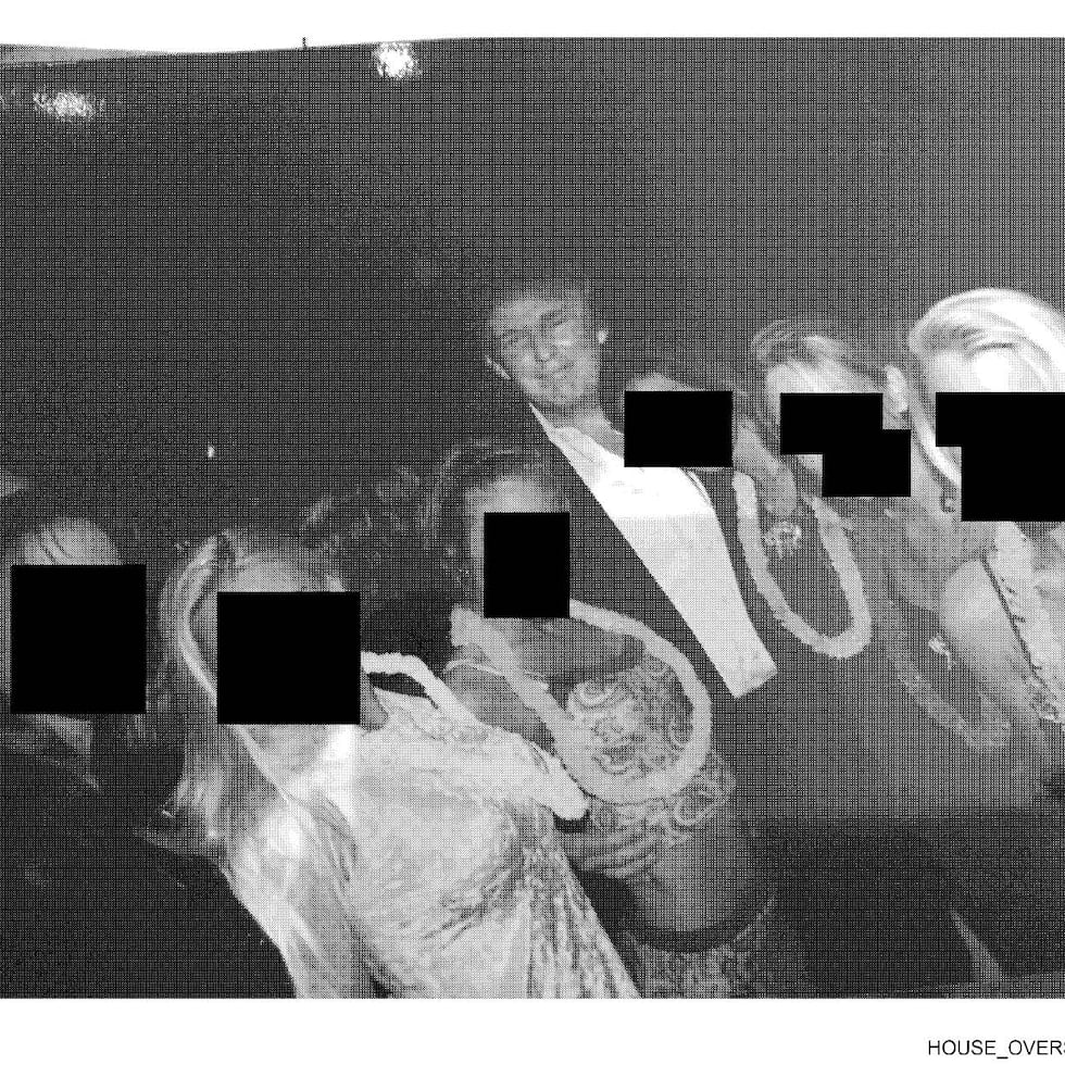 Las 19 fotos publicadas por los legisladores demócratas del Comité de Supervisión de la Cámara de Representantes fueron una pequeña parte de las más de 95,000 imágenes que recibieron del patrimonio del magnate