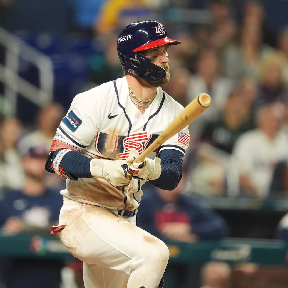 Bryce Harper escribió en redes sociales el lunes: “No di mi consentimiento y FanDuel no tenía derecho a hacerlo”.