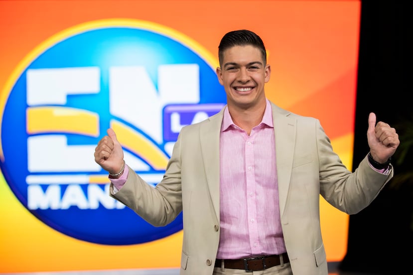 San Juan, Puerto Rico, Octubre 17, 2023 - MCD Conferencia de prensa del nuevo programa matutino de TelenOnce, En la Mañana producido por Sonia Valentín quién presentó quiénes forman parte de la nueva plantilla de talentos para el programa. Johnny Lozada, Maricarmen Ortiz, Manuel Crespo, Pepe Calderón y Caterine Castro. En la foto Pepe Calderón. FOTO POR: josian.bruno@gfrmedia.com Josian Bruno / GFR Media (Josian Bruno/GFR MEDIA)