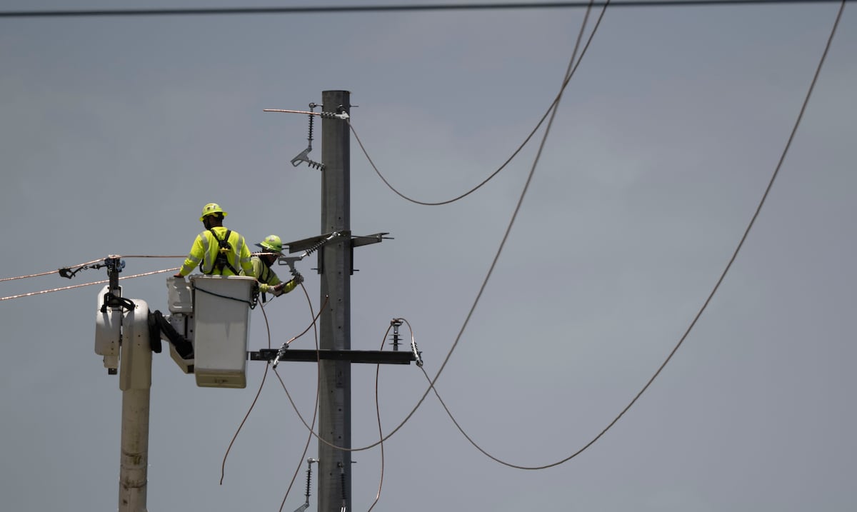 LUMA espera restablecer servicio eléctrico en Trujillo Alto a las 7:00-7:30 p.m. del martes