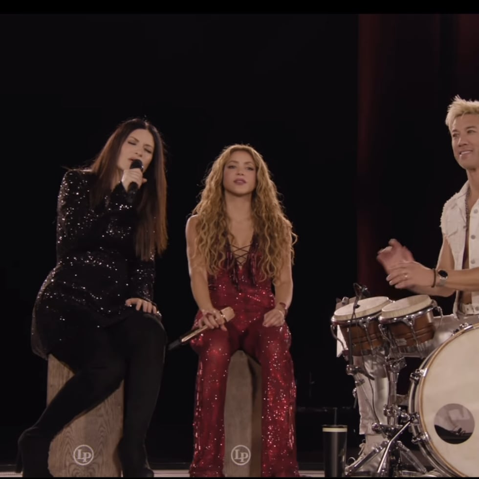 Las cantantes interpretaron el tema "Antología". (Captura)