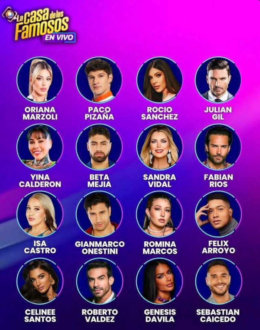 Se filtran nombres de los posibles habitantes de La casa de los famosos 6.