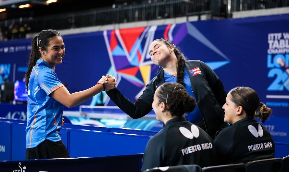 Puerto Rico cae ante China Taipei y queda fuera del Mundial por Equipos de Tenis de Mesa