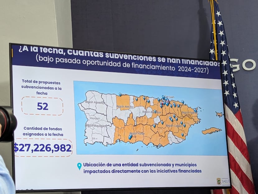 La primera fase de financiamiento tuvo un impacto de $27,226,982 que se distribuyeron en 52 subvenciones, en ocho regiones de la isla.