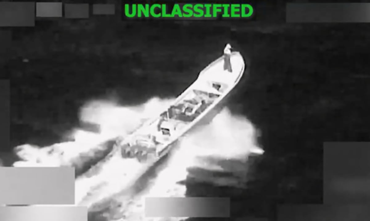 Un ataque militar de Estados Unidos contra un presunto barco de narcotraficantes mata a 2 personas en el Caribe