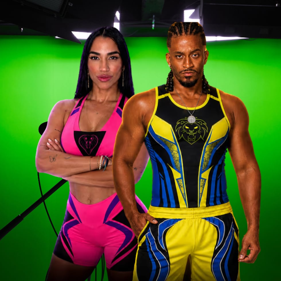 Los boricuas Janice Betancourt y Jeffrey "Mamba" Cerda.