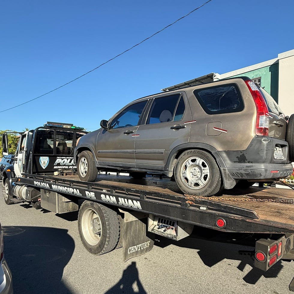 Vehículo Honda CR-V en el área de Puerto Nuevo.